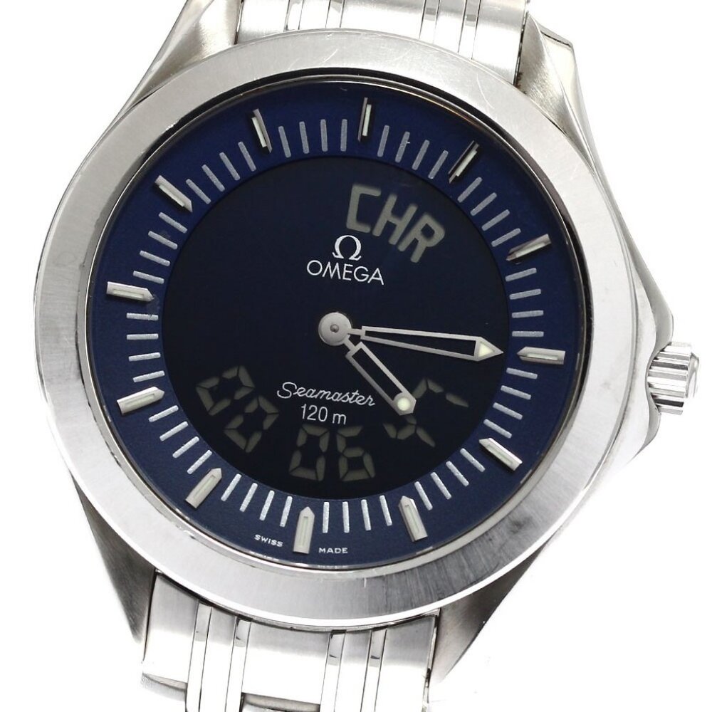 Omega Seamaster120 Multi Function 2521.81 Navy Di… - image 1